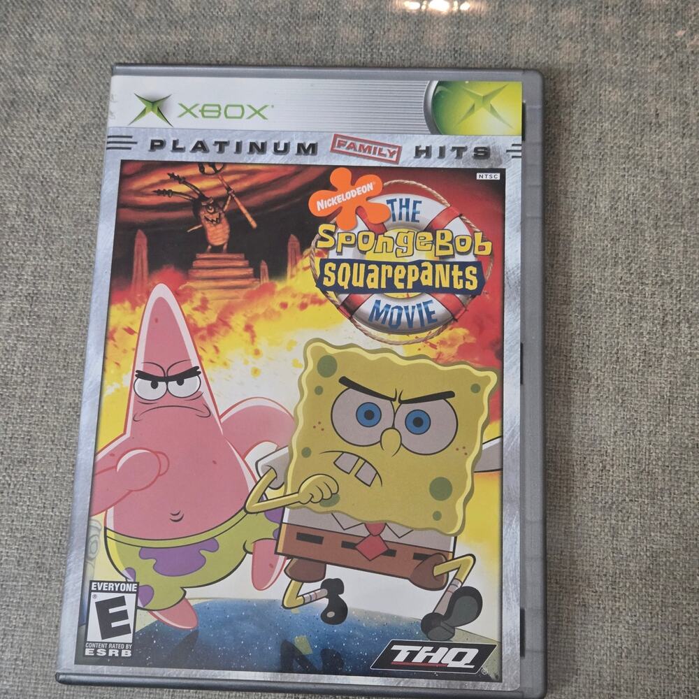 The SpongeBob SquarePants Movie Game (Xbox Platinum Hits) CIB